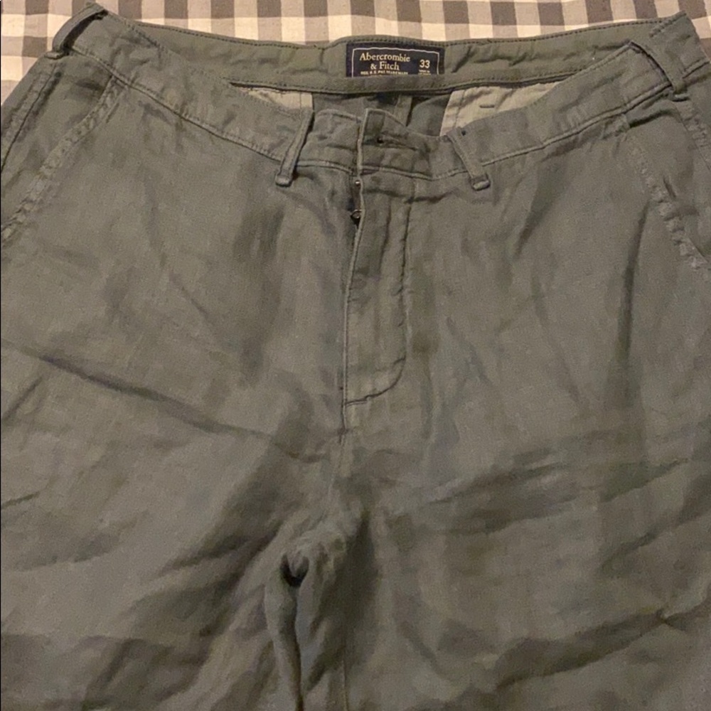 A&F linen shorts
